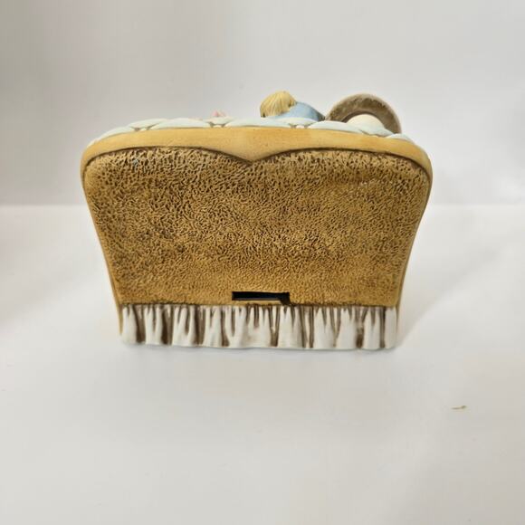 Vintage 1989 Schmid B. Shackman “The End of the Sermon” Porcelain Music Box - Picture 3 of 5